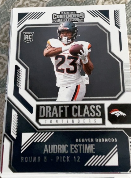 2024 Panini Contenders Draft Class Contenders #22 Audric Estime — front