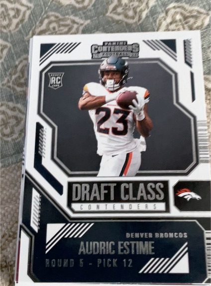 2024 Panini Contenders Draft Class #22 Audric Estime — front