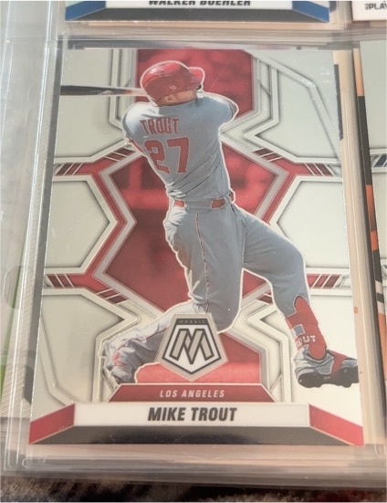 2022 Panini Mosaic #98 Mike Trout — front