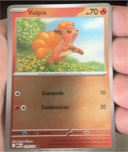 2025 Pokémon TCG Mega Evolution #019 Vulpix — front