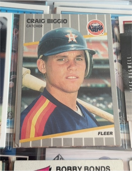 1989 Fleer #353 Craig Biggio — front
