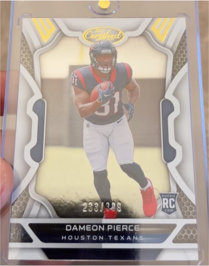 2022 Panini Certified #125 Dameon Pierce — front