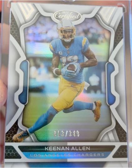 2022 Panini Certified #52 Keenan Allen — front