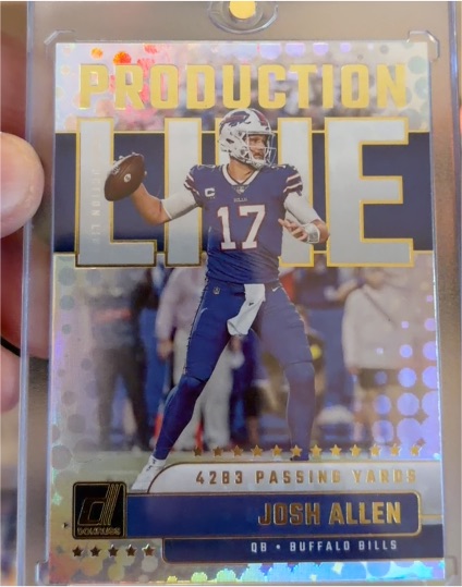 2023 Panini Donruss #PDL-5 Josh Allen Production Line — front