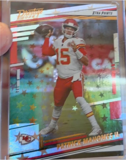 2022 Panini Prestige #141 Patrick Mahomes II Xtra Points Astral — front
