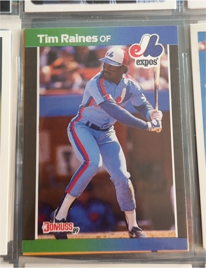 1989 Donruss #97 Tim Raines — front