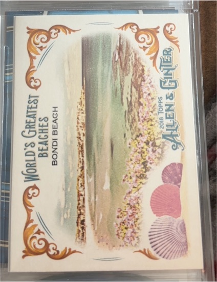 2018 Topps Allen & Ginter Bondi Beach World's Greatest Beaches #WGB-6 — front
