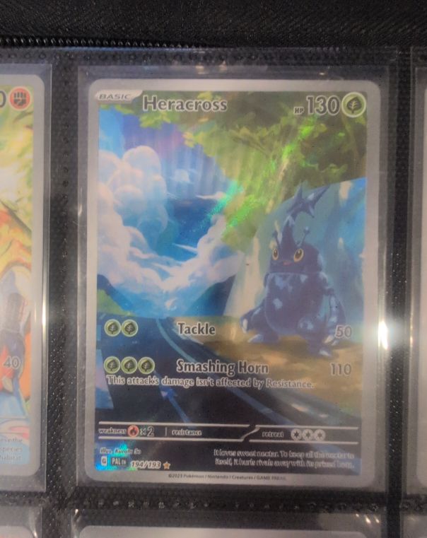 2023 Pokémon Scarlet & Violet Paldea Evolved #194 Heracross — front