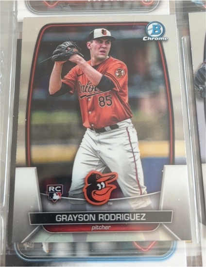 2023 Bowman Chrome #22 Grayson Rodriguez — front