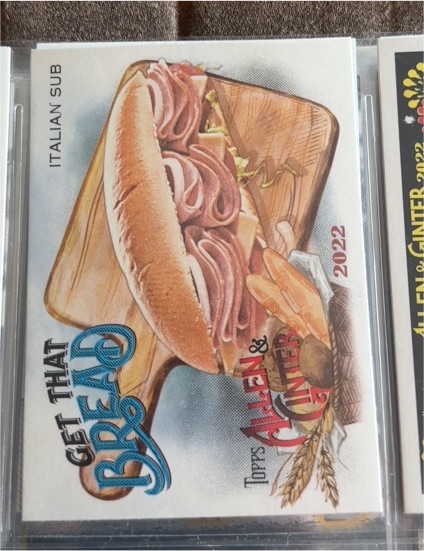 2022 Topps Allen & Ginter #GTB-2 Italian Sub Get That Bread — front