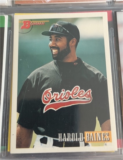 1993 Bowman #281 Harold Baines — front