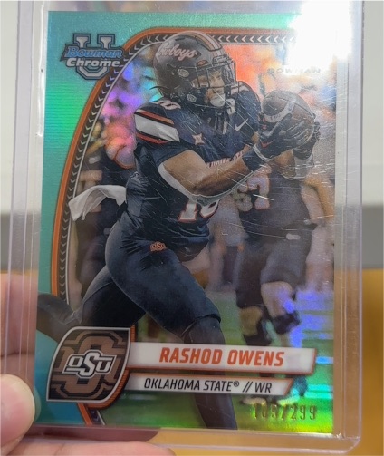 2024 Bowman University Chrome #151 Rashod Owens — front
