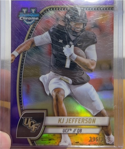 2024 Bowman Chrome University #116 KJ Jefferson — front