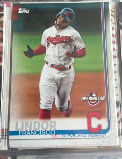 2019 Topps Opening Day #84 Francisco Lindor — front