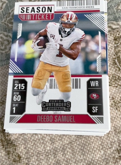 2024 Panini Contenders #87 Deebo Samuel — front