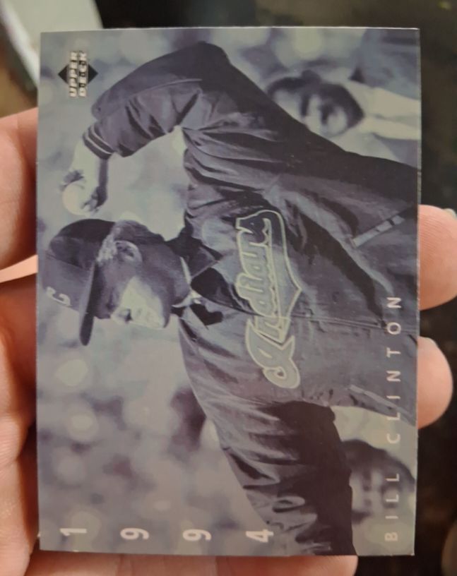1994 Upper Deck The American Epic #78 Bill Clinton — front