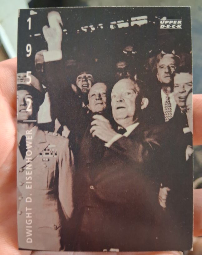 1994 Upper Deck Baseball: The American Epic #59 Dwight D. Eisenhower — front