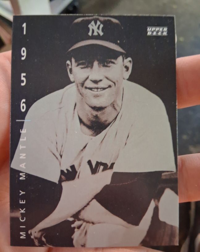 1994 Upper Deck Baseball: The American Epic #63 Mickey Mantle — front