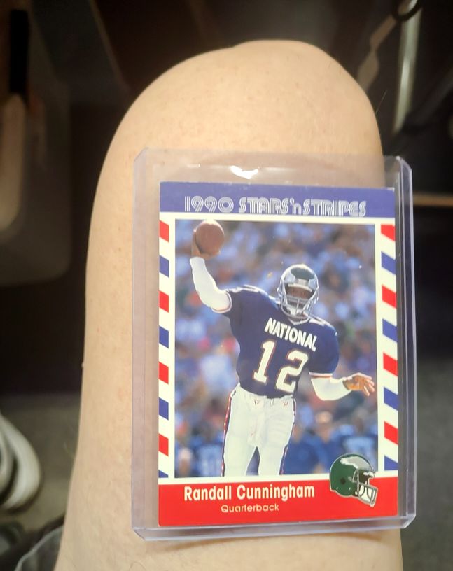 1990 Stars'N Stripes #42 Randall Cunningham — front