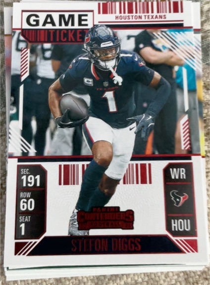 2024 Panini Contenders #40 Stefon Diggs Houston Texans — front