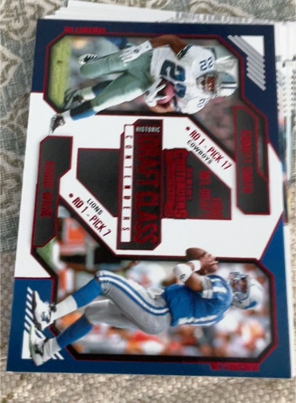 2024 Panini Contenders #12 Emmitt Smith / Andre Ware Historic Draft Class — front
