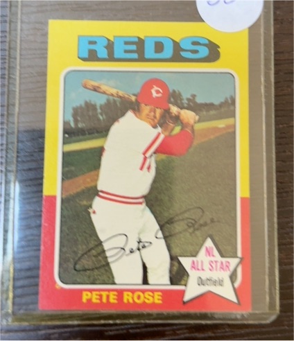 1975 Topps #320 Pete Rose — front