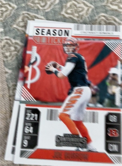 2024 Panini Contenders #20 Joe Burrow Season Ticket — front