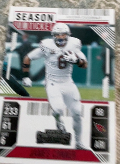 2024 Panini Contenders Season Ticket #2 James Conner — front