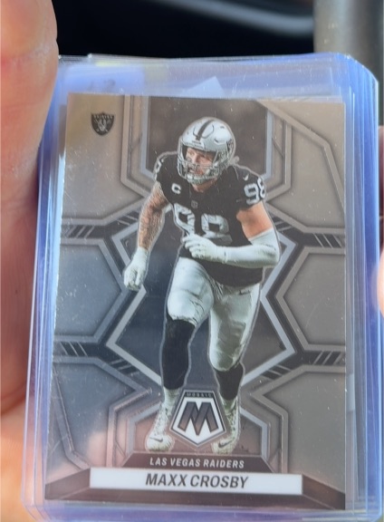 2022 Panini Mosaic Maxx Crosby Las Vegas Raiders — front
