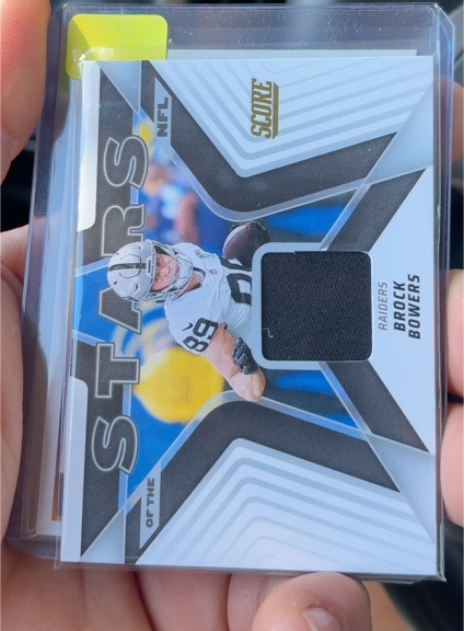 2025 Panini Score Stars of the NFL #SNJ-BOW Brock Bowers — front