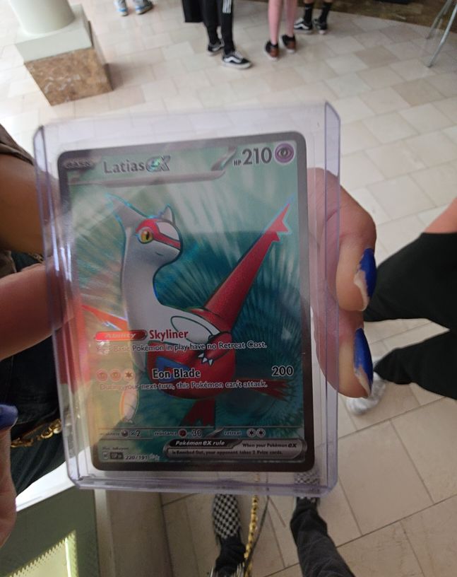2024 Pokemon Scarlet & Violet Surging Sparks #220 Latias EX — front