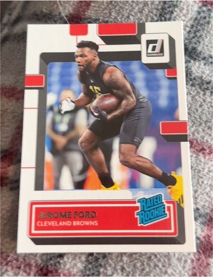 2022 Panini Donruss #346 Jerome Ford Rated Rookie — front