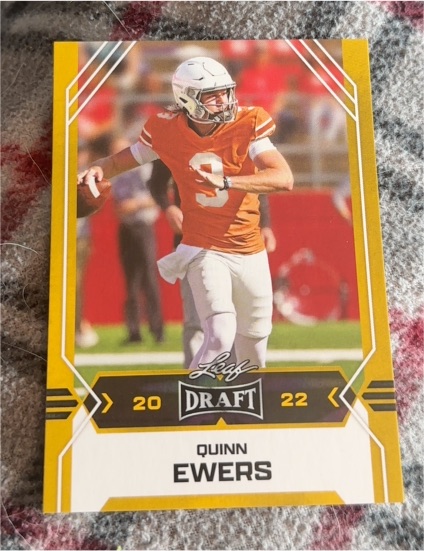 2022 Leaf Draft #04 Quinn Ewers — front