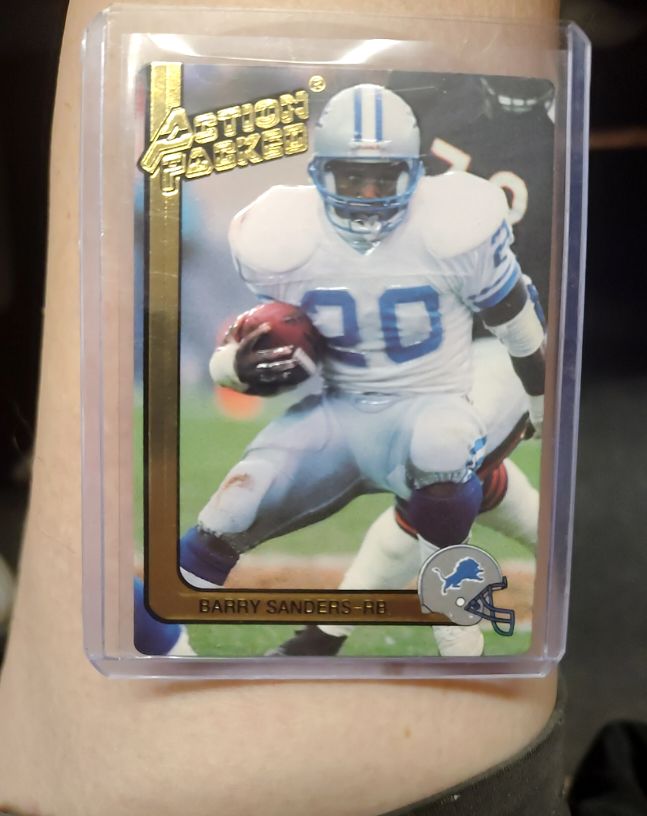 1991 Action Packed #78 Barry Sanders — front
