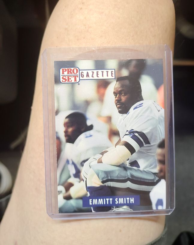 1991 Pro Set Gazette #1 Emmitt Smith — front