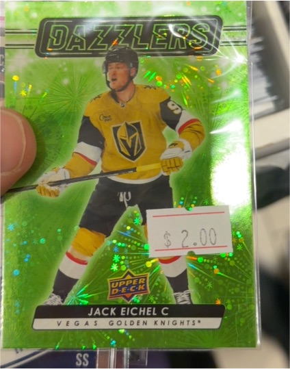 2023-24 Upper Deck Series 2 Dazzlers #DZ-62 Jack Eichel — front