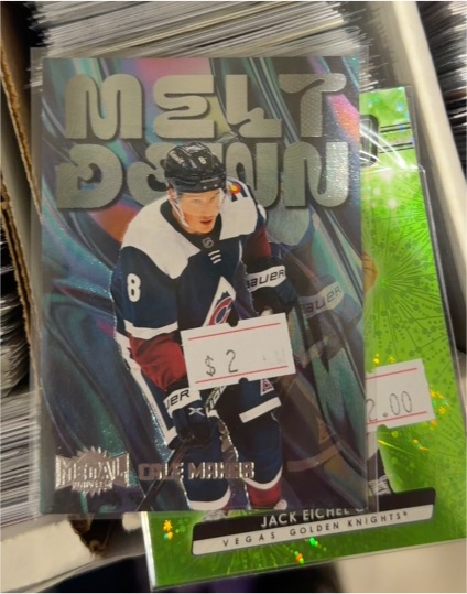 2023-24 SkyBox Metal Universe Meltdown #M1 Cale Makar — front