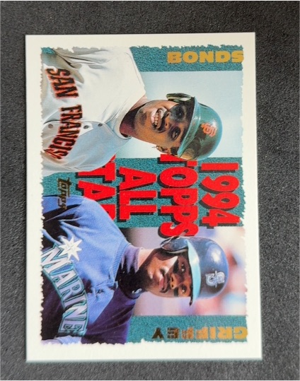 1995 Topps #388 Ken Griffey Jr. / Barry Bonds All Star — front
