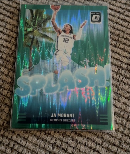 2024-25 Panini Donruss Optic #15 Ja Morant Splash! Silver — front