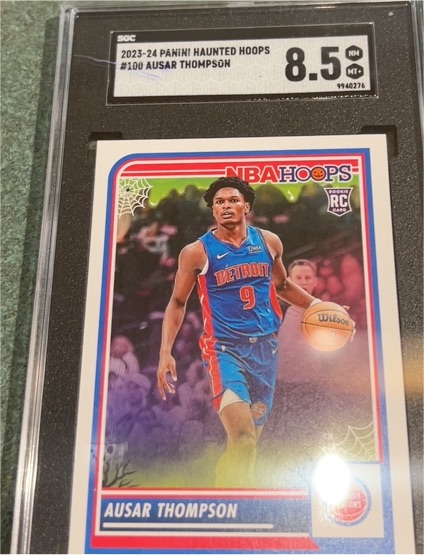 2023-24 Panini Haunted Hoops #100 Ausar Thompson — front