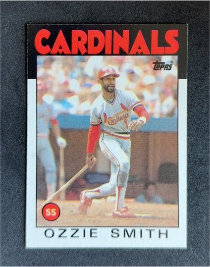 1986 Topps #730 Ozzie Smith — front