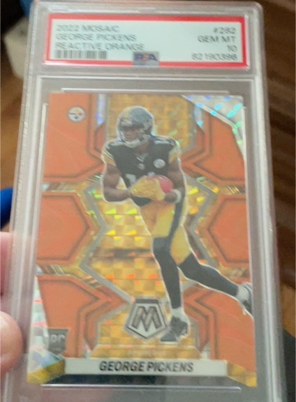 2022 Panini Mosaic #282 George Pickens — front