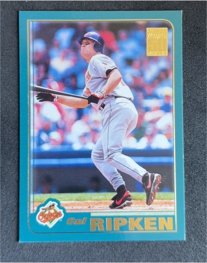 2001 Topps #1 Cal Ripken Jr. — front