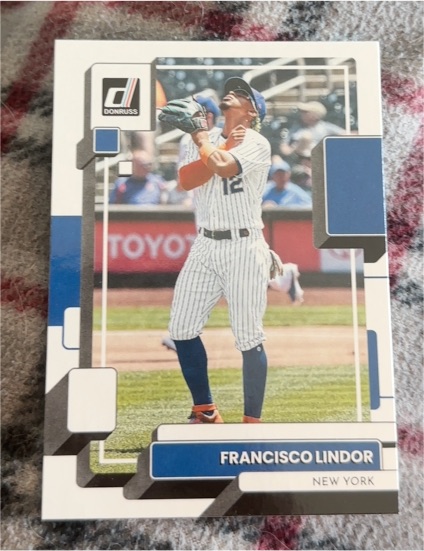 2022 Donruss #219 Francisco Lindor — front