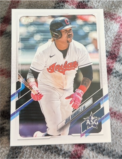 2021 Topps Update #ASG-20 Jose Ramirez — front