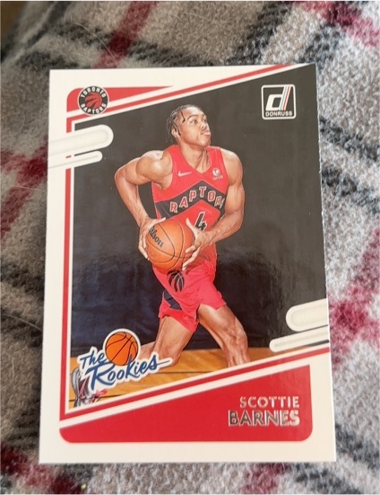 2021-22 Donruss The Rookies #4 Scottie Barnes — front