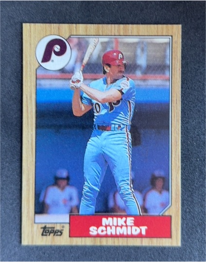 1987 Topps #430 Mike Schmidt — front