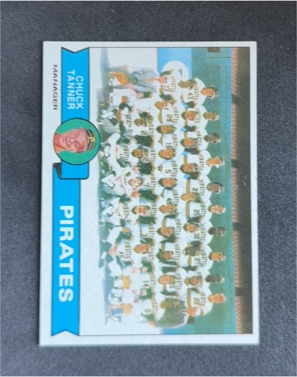 1979 Topps #244 Pittsburgh Pirates / Chuck Tanner Team Checklists — front