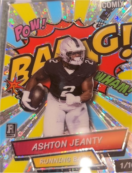 2025 Wild Card Comix #1/10 Ashton Jeanty — front