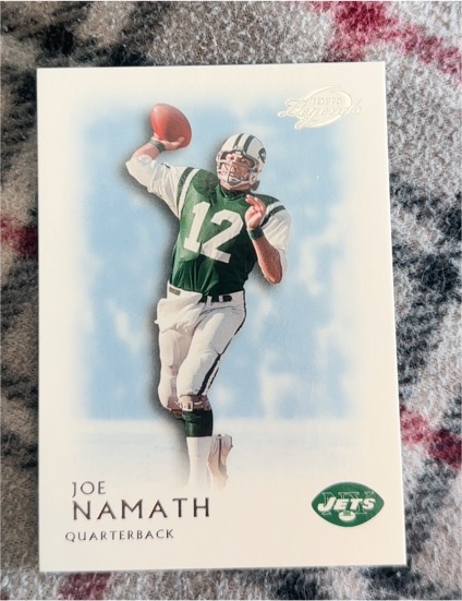 2011 Topps Legends #1 Joe Namath — front